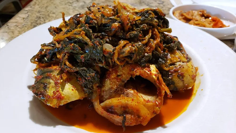 Mackerel & Dried Radish Leaves Jjim