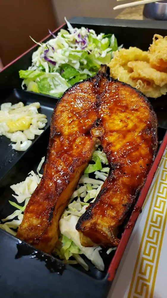 Teriyaki Salmon Lunch Box